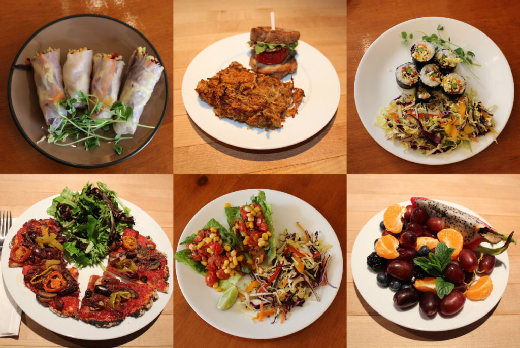 Sample dishes from our last Plant Based Immersion